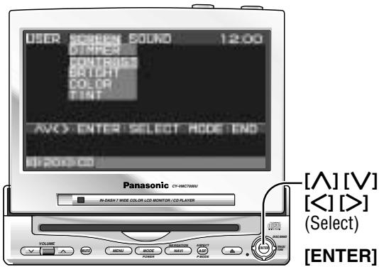 PANASONIC CATU7000U - Display Settings - 4