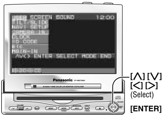 PANASONIC CATU7000U - Navigation Mute Level - 4