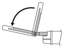 PANASONIC CATU7000U - Folding Down the Display Temporarily - 1
