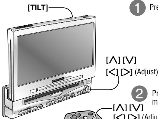 PANASONIC CATU7000U - Tilt Angle / Front-Rear Position - 1