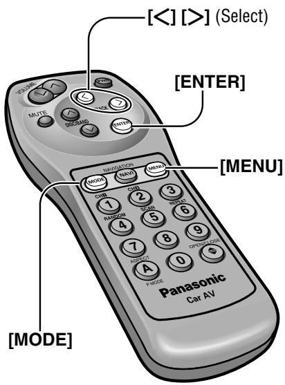 PANASONIC CATU7000U - When you connect a car navigation system to VTR1-IN or VTR2-IN terminal (other brand's car navigation system): - 4