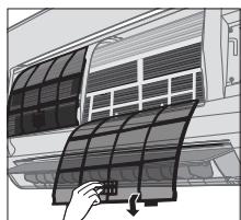 PANASONIC CU-UE12PKE - Panel frontal - 1