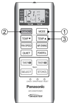 PANASONIC CU-UE12PKE - Impostazioni TIMER - 1
