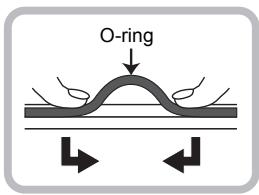 PANASONIC DMWMCFT5E - Loosen the O-ring with your fingers to remove it. - 2