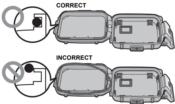PANASONIC DMWMCFT5E - Fit the O-ring evenly into the O-ring groove. - 1