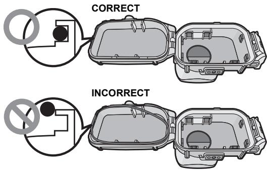PANASONIC DMWMCTZ40E - Fit the O-ring evenly into the O-ring groove. - 1