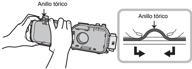 PANASONIC DMWMCTZ40E - Afloje el anillo tórico con sus dedos para quitarlo. - 1