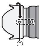PANASONIC HFS1442AE - Installazione del paraluce (Accessorio in dotazione) - 4