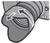 PANASONIC HFS1442AE - Almacenamento temporal de la visera del objetivo - 1