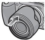 PANASONIC HFS1442AE - ■ Temporarily Storing the Lens Hood - 2