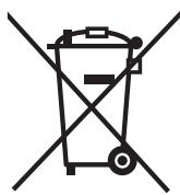 PANASONIC HFS1442AE - Informations relatives à l'évacuation des déchets, destinées aux utilisateurs d'appareils électriques etlectroniques (appareils menagers domestiques) - 1