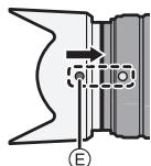 PANASONIC HFS1442AE - ■ Unión de la visera del objetivo (Accesorio suministrado) - 3