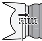 PANASONIC HFS1442AE - Gegenlichtblende aufsetzen (Mitgeliefertes Zubehr) - 3