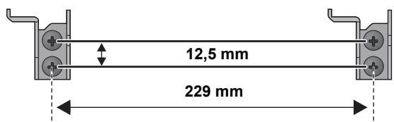 PANASONIC SCHC55EP - Změřte a označte si polohu konzol na zdi (obě strany). - 1
