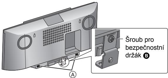 PANASONIC SCHC55EP - Pomocí šroubu pro bezpečnostní držák D pipevnte bezpenostní držák na zaízení B. - 1