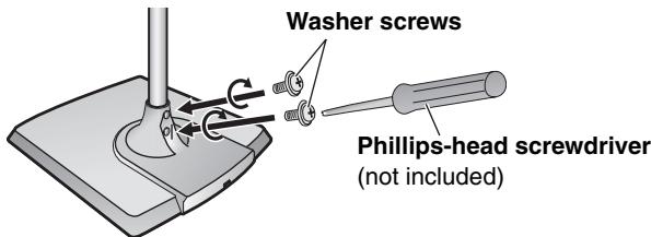 PANASONIC SCHT733 - Secure pipe B to the base. - 1