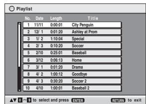 PANASONIC SCHT733 - Playing a play list - 1