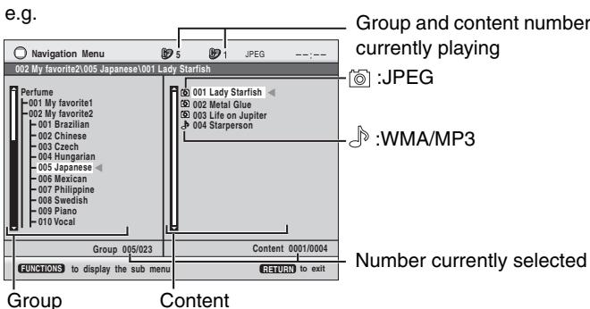 PANASONIC SCHT733 - Press [, ] to select "All", "Audio" or "Picture" and press [ENTER]. - 1
