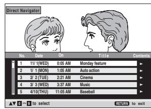 PANASONIC SCHT733 - Press [DIRECT NAVIGATOR]. - 1