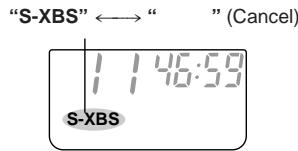 "S-XBS"←→"" (Cancel) 1146:59 S-XBS