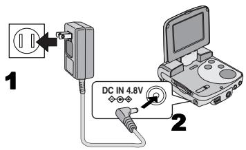 PANASONIC SVAV30U - Charging the Battery - 1