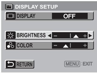 PANASONIC SVAV30U - Adjusting Brightness and Color Level on the LCD Monitor - 9