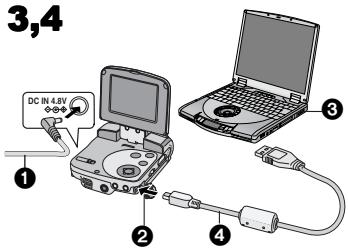 PANASONIC SVAV30U - Connecting with the PC - 2