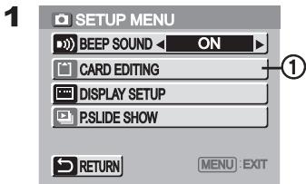 PANASONIC SVAV30U - Sub-Menu for [PLAY] Mode - 1