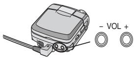 PANASONIC SVAV30U - Press [-] or [+] of the [VOL] Button. - 4
