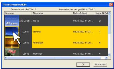 PANASONIC VWDTD10E - [2] Von der Festplatte in eine DVD-RAM Diskette kopieren. - 3