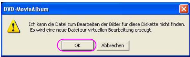 PANASONIC VWDTD10E - Wenn diese Meldung angezeigt wird, klichen Sie auf [OK]. - 1