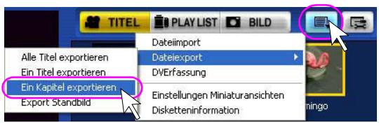 PANASONIC VWDTD10E - Exportieren des Lieblingskapitals in einem Titel - 1