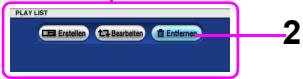 PANASONIC VWDTD10E - Entfernen einer PLAY LIST - 2