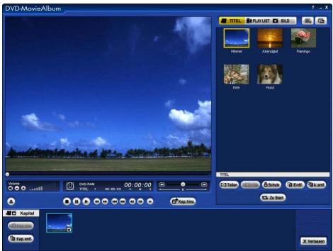 PANASONIC VWDTD10E - DVD-MovieAlbum starten / beenden - 2