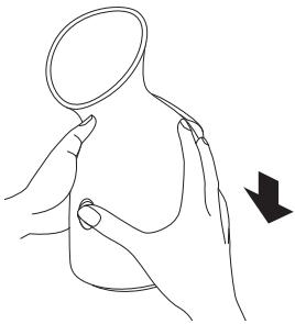 PANASONIC EH-SA31 - Faites glisser l'interrupteur d'alimentation vers le bas pourmettre l'appareil hors tension. - 1