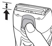 PANASONIC ER-GK40 - Uso del trimmer a scomparsa - 1