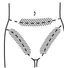 PANASONIC ER-GK40 - Para la línea del bañador - 1