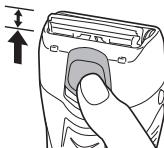 PANASONIC ER-GK40 - Utilisation de la tondeuse escamotable - 1
