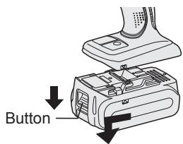 PANASONIC EY-7552 - Attaching or Removing Battery Pack - 2