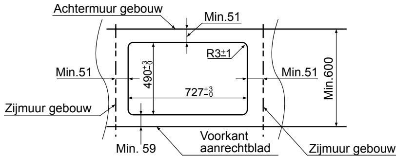 PANASONIC KY-B64BXBXD - Bijbehorende maattekeningen voor maatkeukens - 4