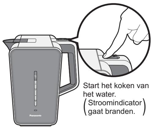 PANASONIC NC-DK1 - Zet de stroomschakelaar aan. (Druk op "1") - 1