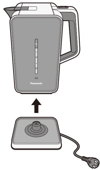 PANASONIC NC-ZK1HXE - Rimuovere alla base di alimentazione e versare. - 1