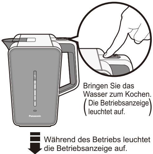 PANASONIC NC-ZK1HXE - Schalten Sie den Netzschalter ein. (Drücken Sie „I“) - 1