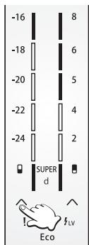-16 -18 -20 -22 -24 SUPER d 8 6 5 4 2 Eco ↑ ↓ E