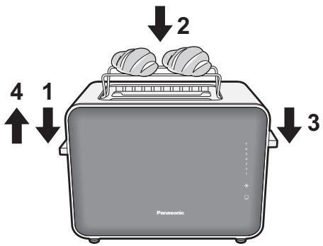 PANASONIC NT-DP1 - ~Broodjes opwarmen~ - 1