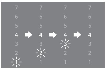 PANASONIC NT-ZP1HXE,  NT-ZP1VXE - Lower the toast lever until it locks. The number of the selected level on the brown will light up until toasting is completed. - 1