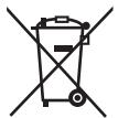 PANASONIC RR-XS350E - Informations relatives à l'évacuation des déchets, destinées aux utilisateurs d'appareils électriques etlectroniques (appareils menagers domestiques) - 1