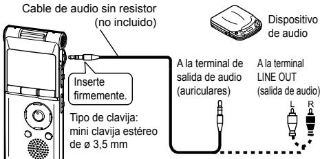 PANASONIC RR-XS350E - Grabación desdeotrosdispositivos - 1