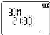 PANASONIC RR-XS350E - Press + - to select the hour for the time to start recording and press - 2