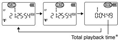 PANASONIC RR-XS350E - Press [FOLDER]. - 1